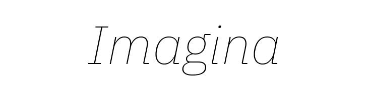 IBM Plex Sans Thin Italic  Free Fonts Download