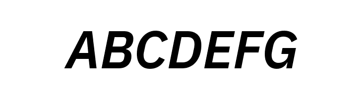 IBM Plex Sans SemiBold Italic  Free Fonts Download