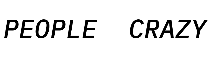 IBM Plex Mono Medium Italic  Free Fonts Download