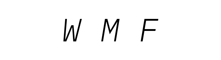 IBM Plex Mono Light Italic  Free Fonts Download