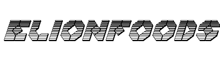 Zoom Runner Chrome Italic  Free Fonts Download