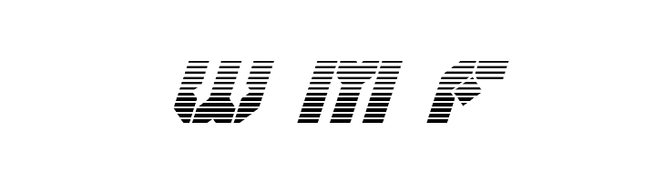 Zoom Runner Gradient Italic  Free Fonts Download
