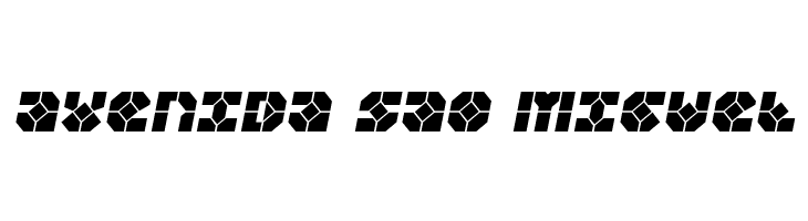 Zoom Runner Semi-Italic  Free Fonts Download