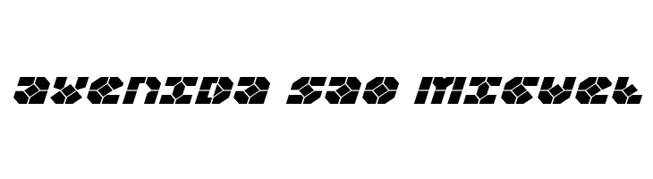 Zoom Runner Expanded Italic  Free Fonts Download