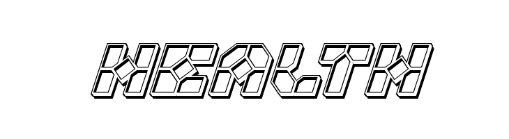 Zoom Runner Engraved Italic  Free Fonts Download
