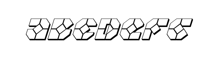 Zoom Runner 3D Italic  Free Fonts Download