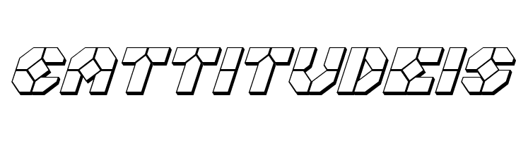 Zoom Runner 3D Italic  Free Fonts Download