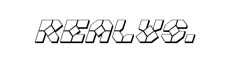 Zoom Runner 3D Italic  Free Fonts Download