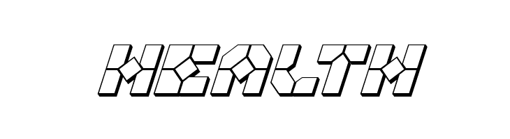 Zoom Runner 3D Italic  Free Fonts Download