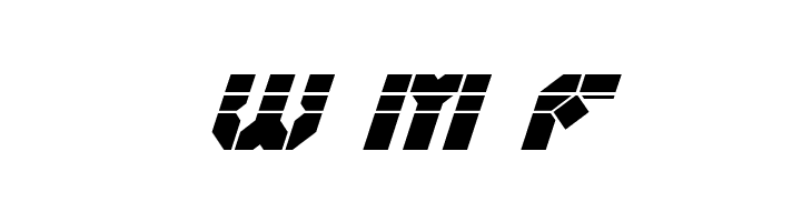 Zoom Runner Laser Italic  Free Fonts Download