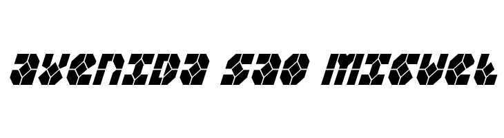 Zoom Runner Condensed Italic  Free Fonts Download