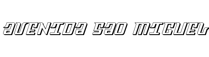 Sky Cab 3D  Free Fonts Download