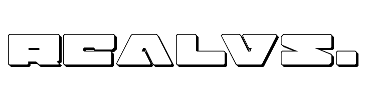 Bad Axe 3D  Free Fonts Download