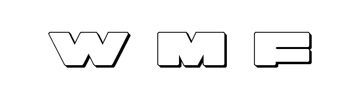 Bad Axe 3D  Free Fonts Download