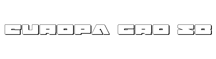 Bad Axe 3D  Free Fonts Download