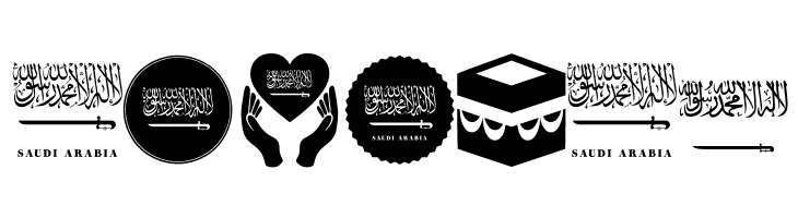 Font Color Saudi Arabia  Free Fonts Download