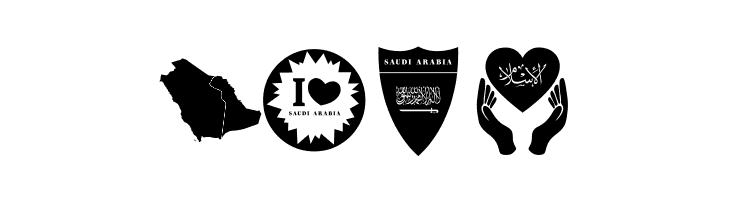 Font Color Saudi Arabia  Free Fonts Download