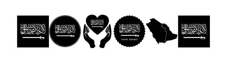 Font Color Saudi Arabia  Free Fonts Download