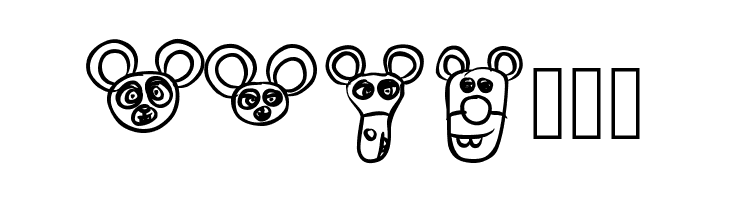 RCMiceBats  Free Fonts Download