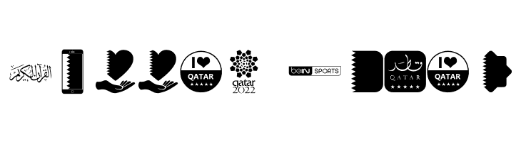 Font Color Qatar  Free Fonts Download