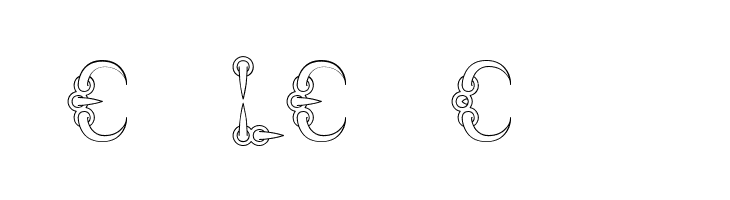 the claw  Free Fonts Download