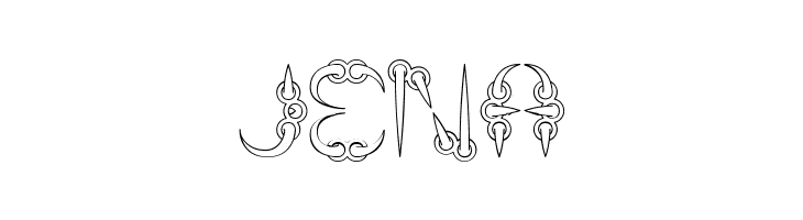 jena the claw Font