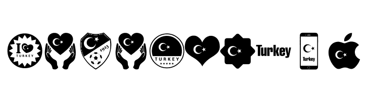 font turkey color  Free Fonts Download