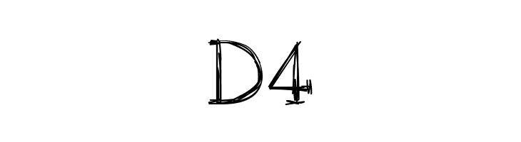D4 HoundvilleRegular Font