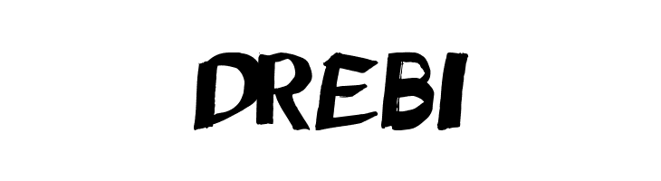 DREBI felt pen Font