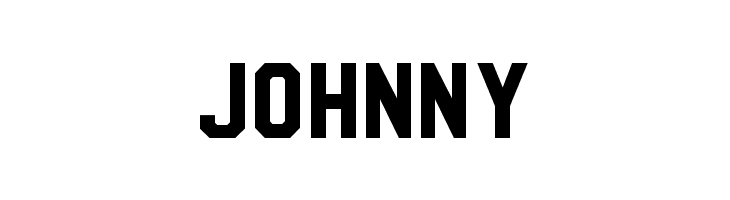 JOHNNY Vtks Propaganda Font