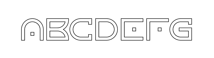 Horizon Outlinetwo  Free Fonts Download