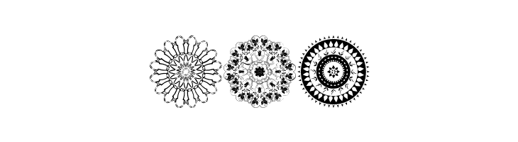 Mandalas  Free Fonts Download