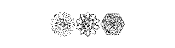 Mandalas  Free Fonts Download