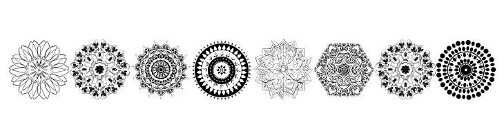 Mandalas  Free Fonts Download