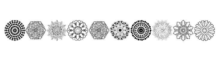 Mandalas  Free Fonts Download