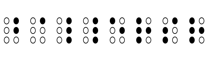 Brailled Regular  Free Fonts Download