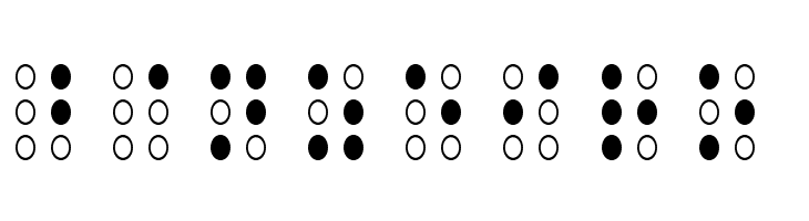 Brailled Regular  Free Fonts Download