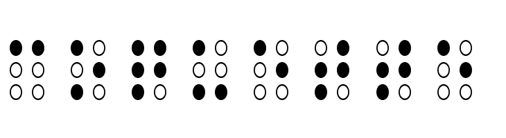 Brailled Regular  Free Fonts Download