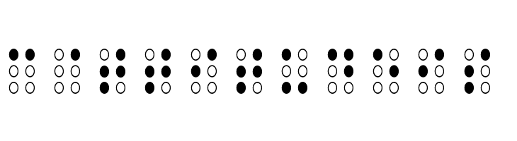 Brailled Regular  Free Fonts Download