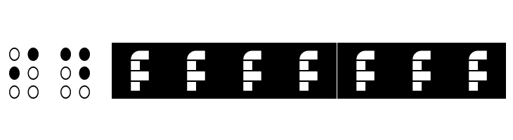 Brailled Regular  Free Fonts Download