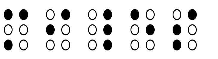 Brailled Regular  Free Fonts Download