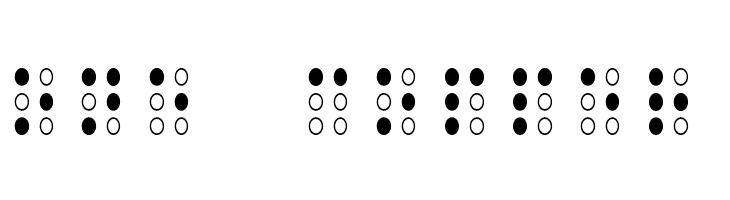 Brailled Regular  Free Fonts Download