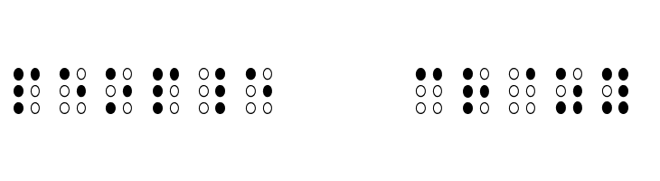 Brailled Regular  Free Fonts Download