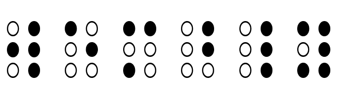 Brailled Regular  Free Fonts Download