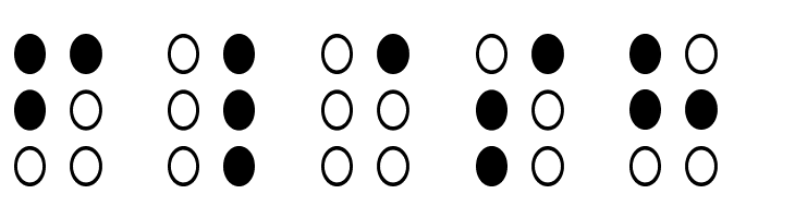 Brailled Regular  Free Fonts Download