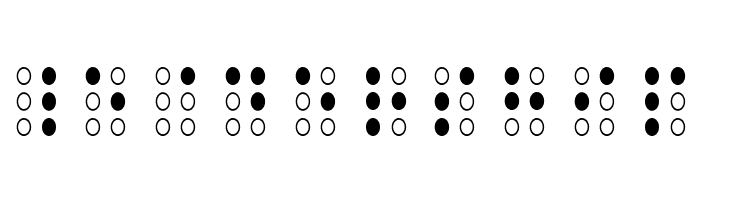 Brailled Regular  Free Fonts Download