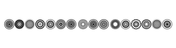 Mandalas pro 2018 Font Mandalas pro 2018  Free Fonts Download