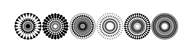 Mandalas pro 2018 Font Mandalas pro 2018  Free Fonts Download