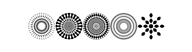 Mandalas pro 2018 Font Mandalas pro 2018  Free Fonts Download