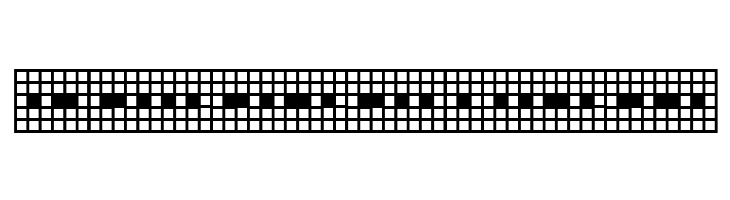 Pica Hole - 1890 Morse  Free Fonts Download